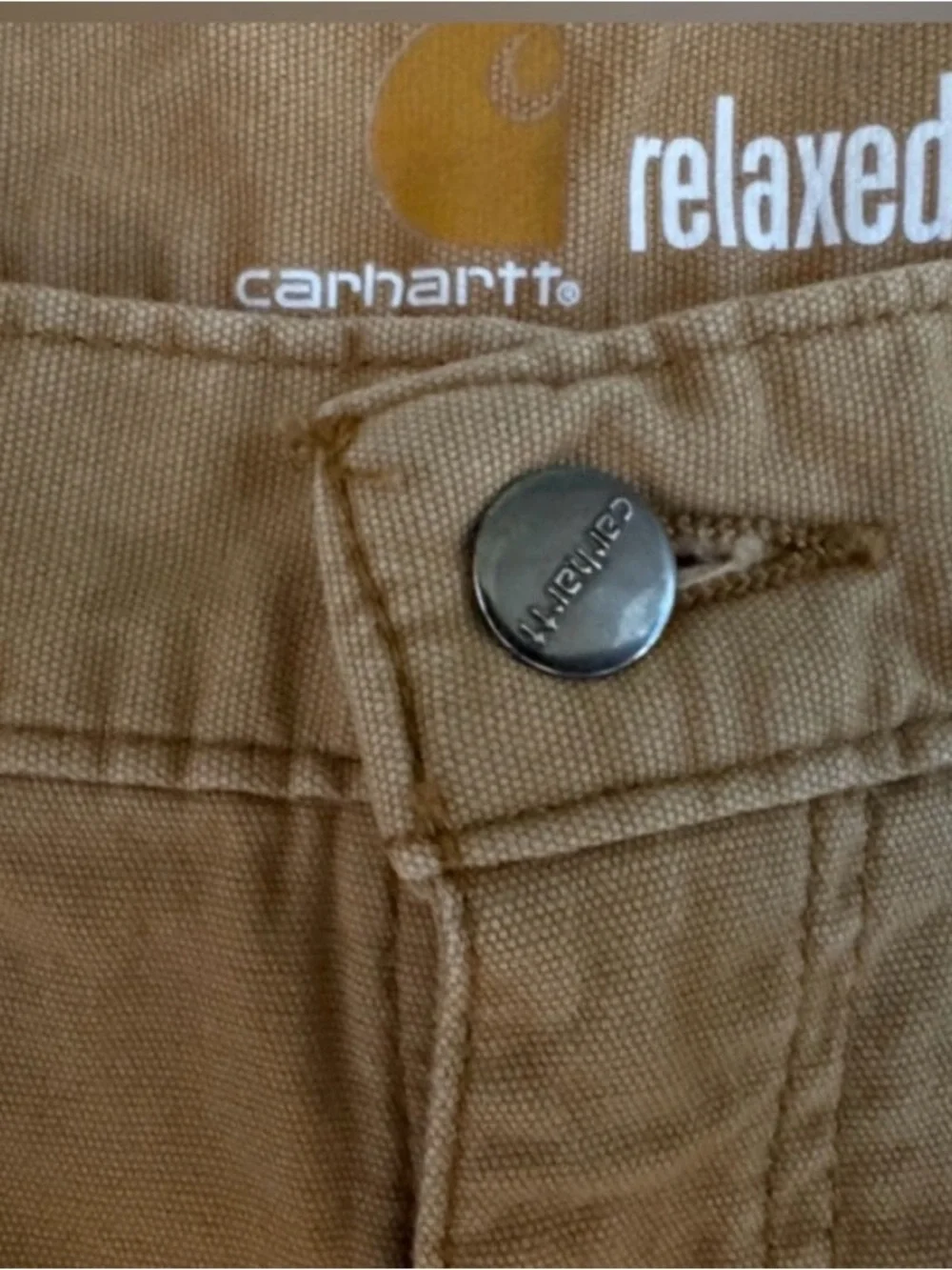 Carhartt 102802 Relaxed Fit Utility Work Pants 42x30 Canvas Stretch Carpenter